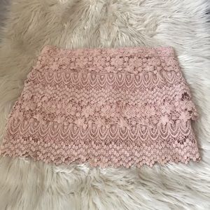 AEO crochet skirt